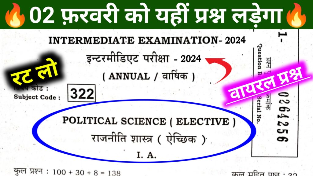 Political Science Viral Objective Question 12